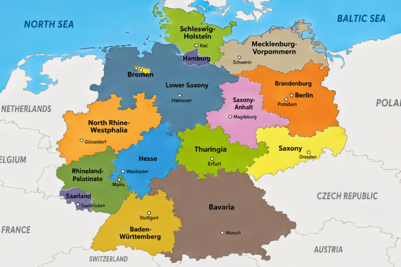 Bundesländer Deutschland: Alle 16 Länder im Überblick